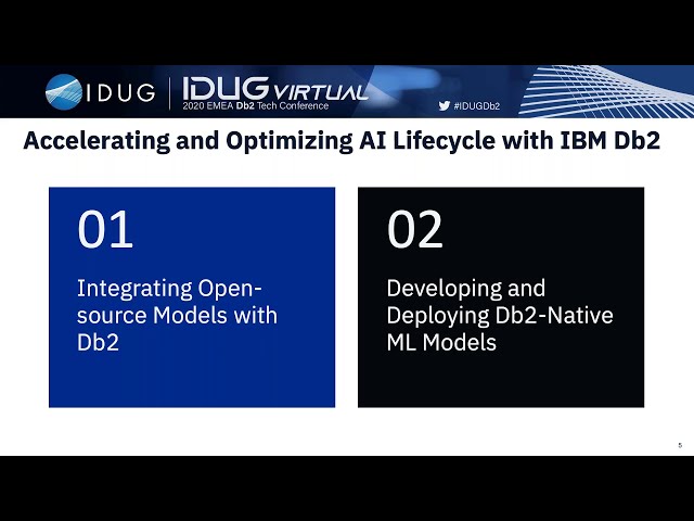 The DB2Night Show #230: Enterprise-Scale Machine Learning with IBM Db2