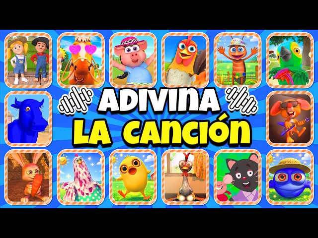 ¡ADIVINA LA CANCIÓN DE LA GRANJA DE ZENÓN! 😱🐮🎶 La Vaca Lola 🐄 Pollito 🐥 La Chancha 🐷