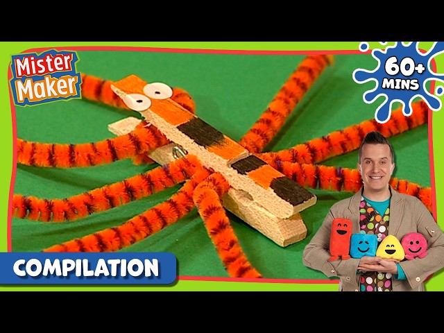 Mister Maker 🎨 Fastest Makes EVER - Quick Kid Crafts! | FULL EPISODE COMPILATION - Arts & Crafts
