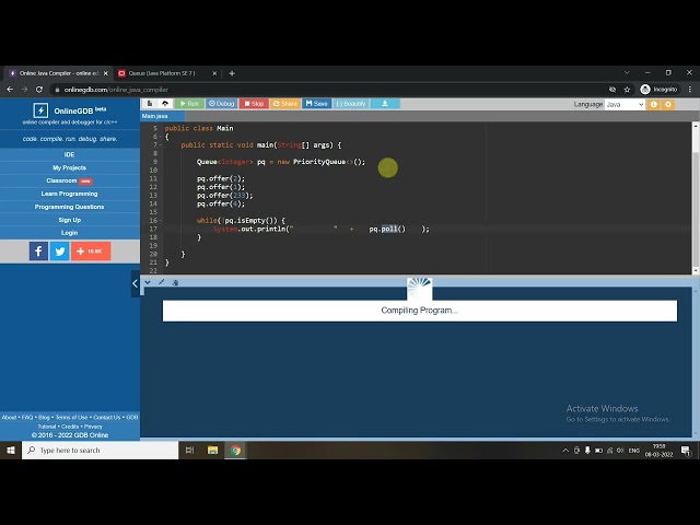 PriorityQueue Java | Min heap and Max heap