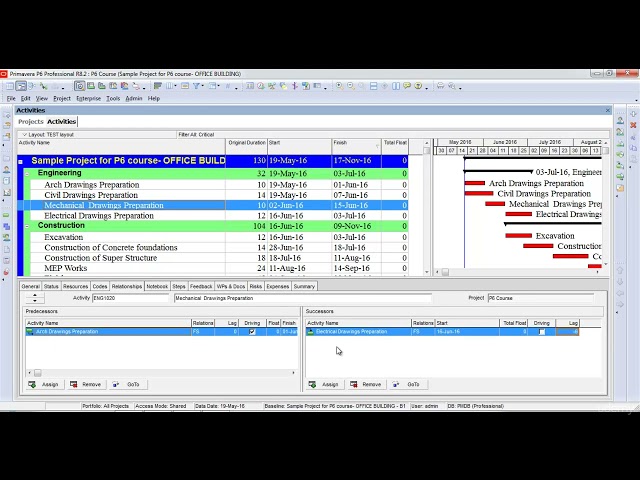 Primavera P6 Training - TOPIC 7 (Schedule Compression Techniques) - 1. Crashing & Fast Tracking