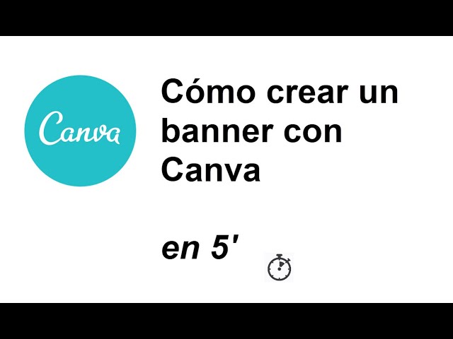 🔧 Cómo crear un banner con Canva en 5 minutos