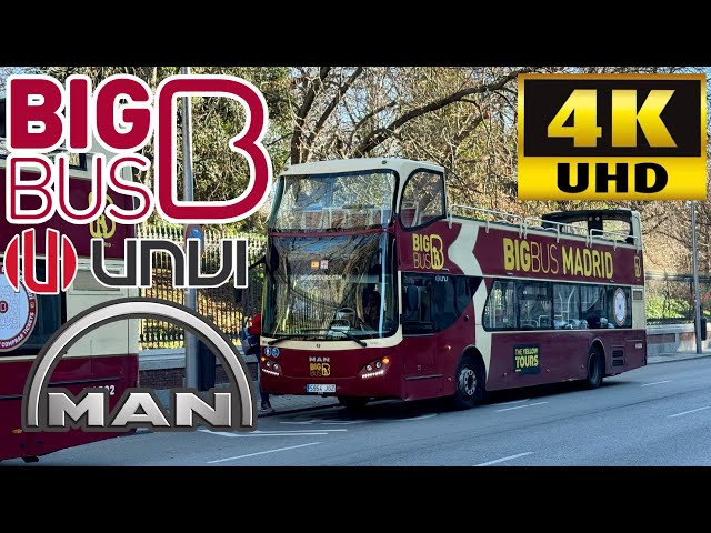 [Big Bus Sightseeing Tour Madrid: Retiro to Cibeles, Gran Via & Colegiata] UNVI Urbis MAN NL283F