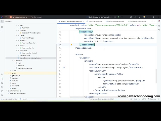 Java Spring Boot Part - 08 | DTO | Develop Swagger for Department Restful API