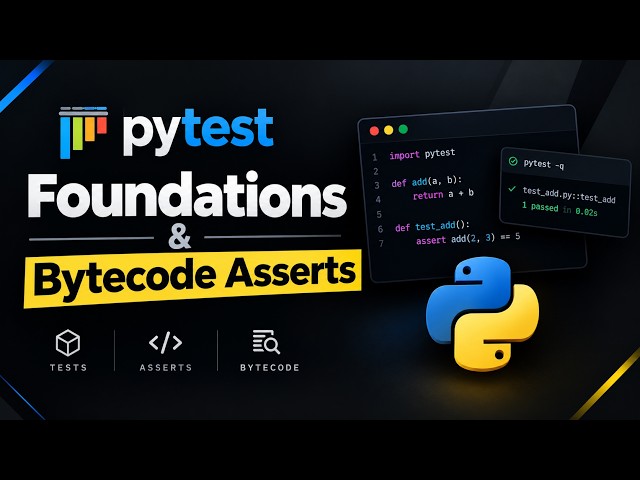 Kill Bugs in Python: Complete Pytest Beginner Course (Episode 1)