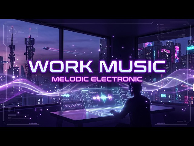 Deep Electronic Music for Productivity | Cyberpunk Garage Atmosphere for Studying, Coding & Deep Con