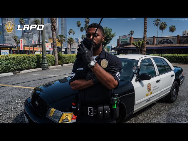 [Realistic] LAPD Shots Fired! In 4K Ultra Max Settings — FiveM Roleplay