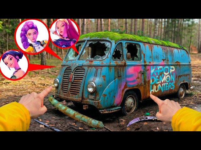FIRST Start of Abandoned K-POP Demon Hunters Truck | POV Test Driving Forgotten Huntrix Vehicle