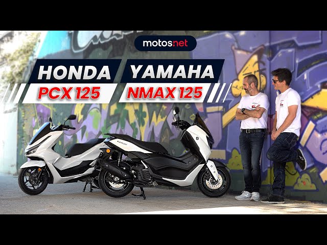 🛵 HONDA PCX 125 DX vs. Yamaha NMAX 125 / Las referencias 2025 / Comparativo / Review / motos.net