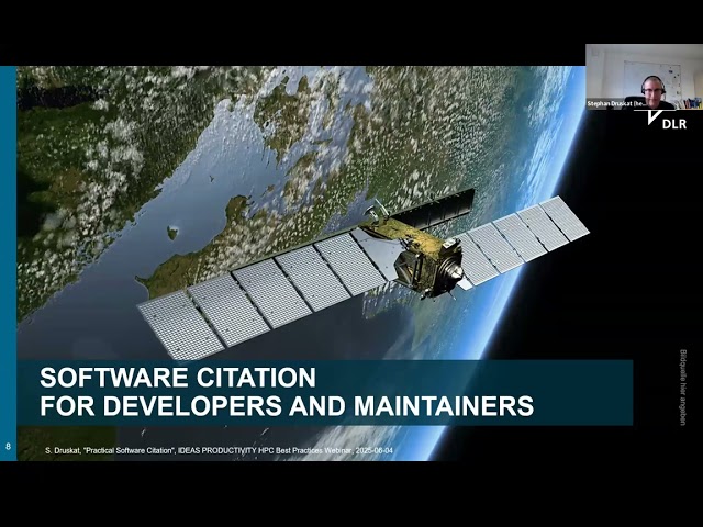 2025-06-04 webinar: Practical Software Citation for Research Software Developers and Users