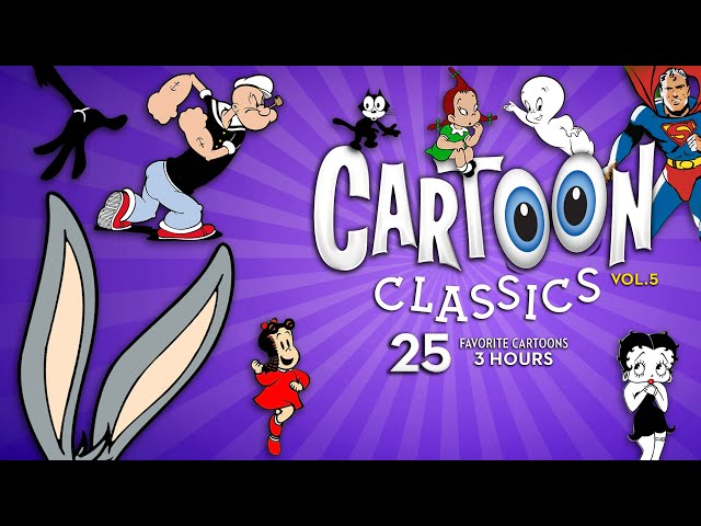 Cartoon Classics Vol 5 | 25 Best Old Cartoons for Kids 🎬 | 3 Hours Non-Stop Fun