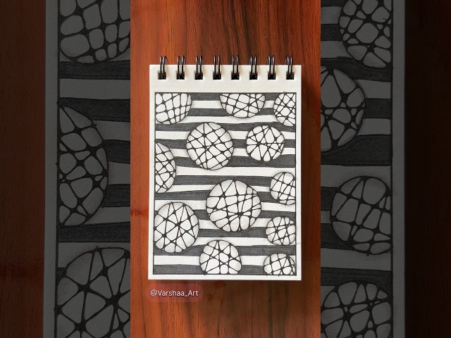 Day 406 - Easy Doodle Art Tutorial #doodle #doodleart #easy #drawing #art #zentangle #zen