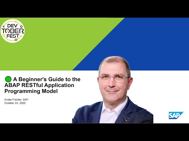 🟢 A Beginner's Guide to the ABAP RESTful Application Programming Model