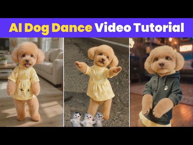 How to Create AI Dog Dance Video | Trending AI Dancing Dog Tutorial