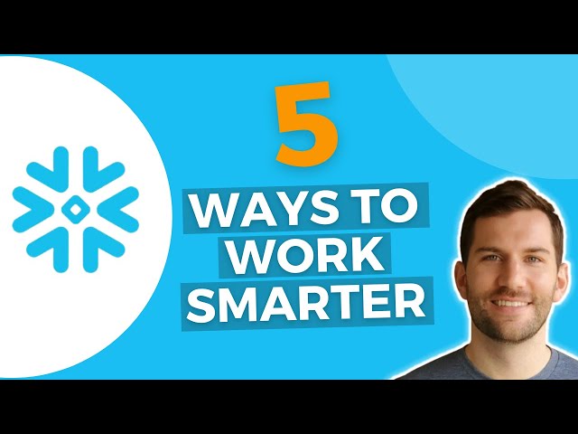 5 Tips for Snowflake (built-in features)
