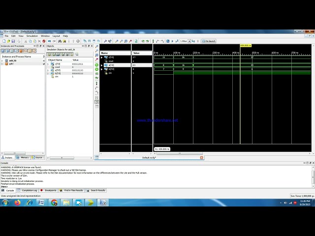 #Xilinx_ISE#Simulation_of_8bit_adder#Verilog_HDL -with #test_bench and without test bench #tamil