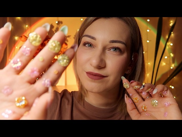 ASMR Tingly Face Touching (Mouth Sounds, No Talking)