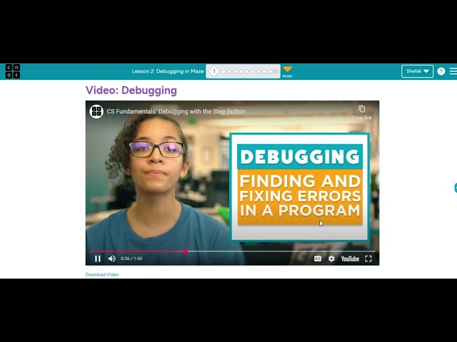 Lesson 2 | Debugging in Maze | Activity 1 Debugging | Code Studio #coding #programming #blockcoding
