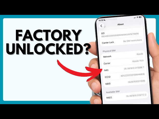 How to Know if Your iPhone Is Factory Unlocked Easy Guide