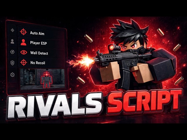 RIVALS SCRIPT 2026 - NO KEY | (AIMBOT, AUTO WIN, SKIN CHANGER, WALL BANG, STAFF DETECTOR)