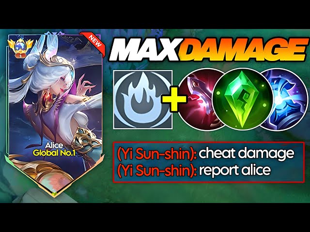 NEW ALICE HYBRID UNLI TRUE DAMAGE BUILD SEASON 41 😱 (MUST TRY) | MOBILE LEGENDS 2026