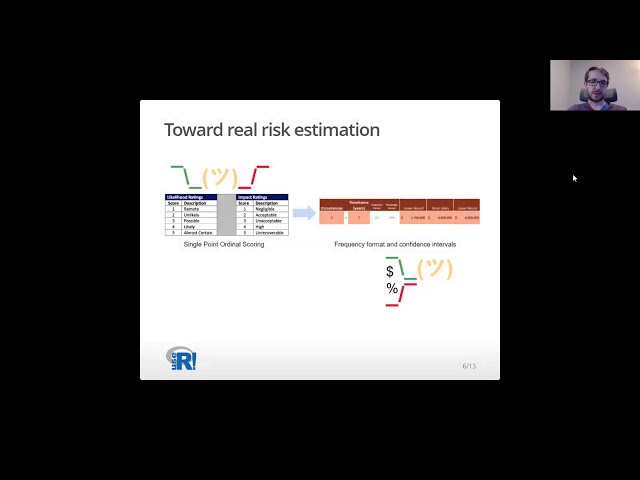 useR! 2020: Cybersecurity risk assessment with R (C. Neskey), lightening