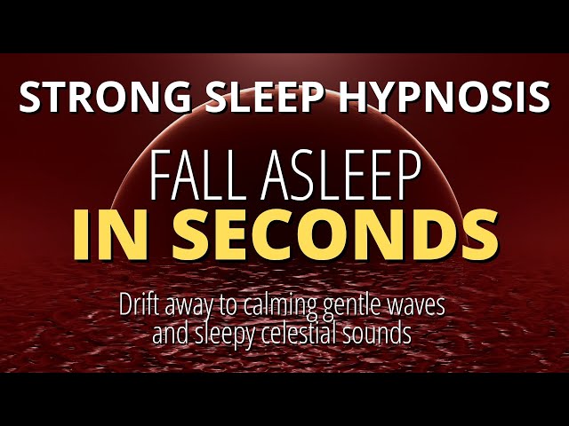 (Strong) Deep Sleep Hypnosis to Fall Asleep Fast | Dark Screen Experience