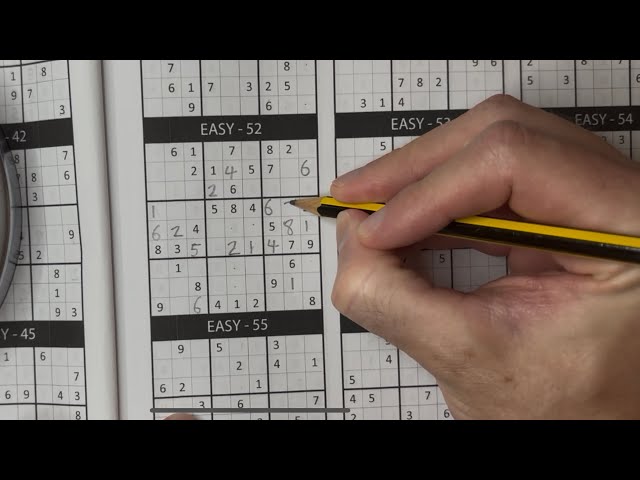 ASMR Sudoku! Pencil sounds and quiet confusion (no talking)