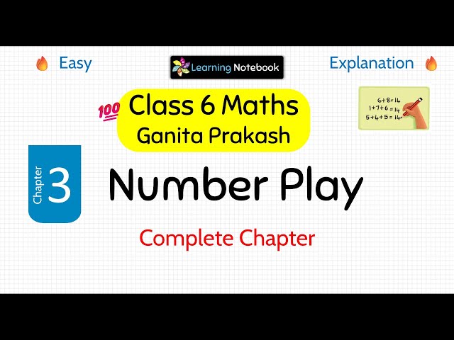 Class 6 Number Play - Class 6 Maths Ganita Prakash Chapter 3