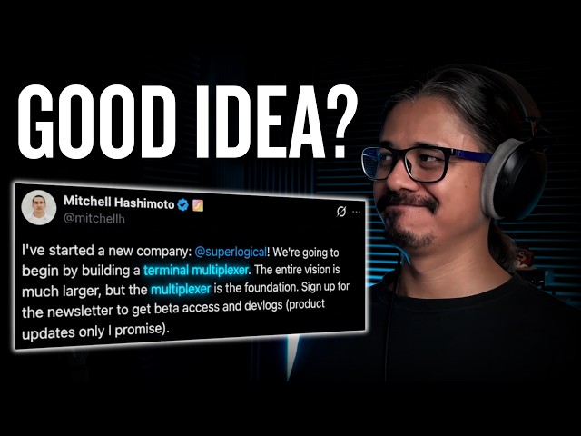 Mitchell Hashimoto's New Terminal Multiplexer