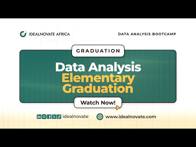 08. Data Analysis Elementary 8 Diploma Graduation - Graduation Day Event