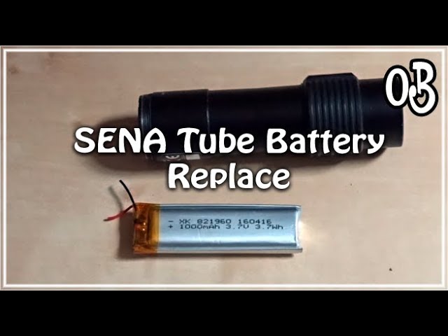 How to replace the battery in a SENA Prism Tube Camera in about 15 minutes