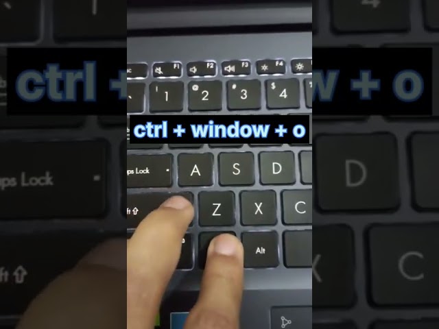 how to open on screen keyboard in windows with shortcut key?