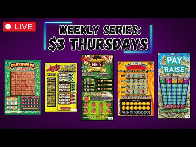 WEEKLY SERIES: $3 THURSDAY 🍀 SCRATCH OFF LOTTERY TICKETS