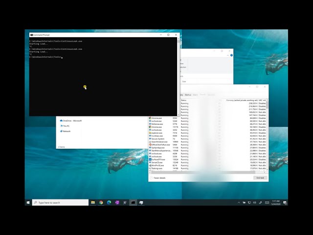 Memory Leak Identification and Confirmation Using Perfmon