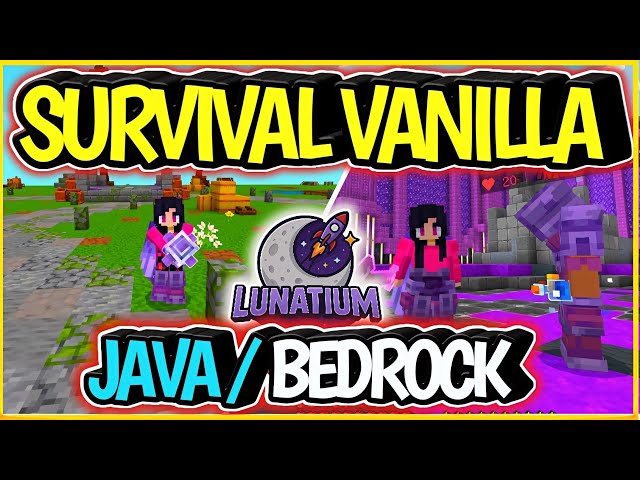 The BEST VANILLA SURVIVAL Minecraft Server 1.21 / Java and Bedrock 🔥 Minecraft servers 26.51