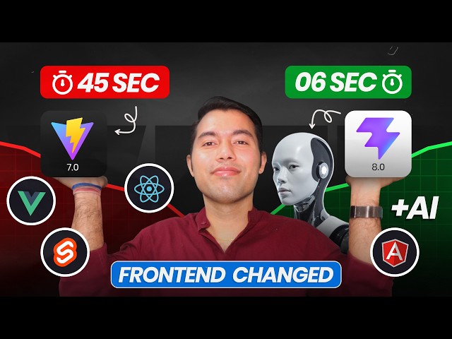 Vite 8 Just Changed Frontend Web Dev (AI Debugging + 10x Faster Builds + Rolldown)