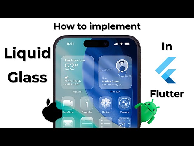 Implementing Liquid Glass in Flutter code... on the lowest end phone ever