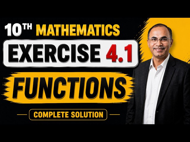 Class 10 Maths Chapter 4 Exercise 4.1 Complete Solutions | Functions & Graphs