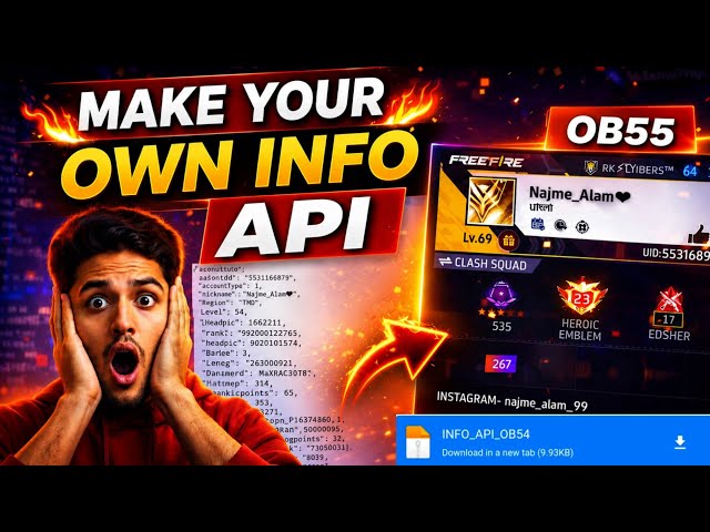 How To Create Free Fire Info API | FF Info API Tutorial 😱