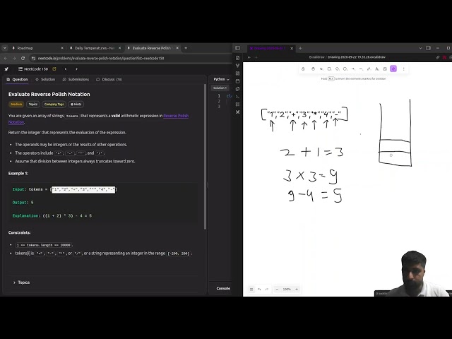 Evaluate Reverse Polish Notation leetcode