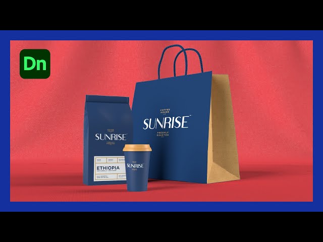 Adobe dimension cc tutorial 3d product mockup for beginners | Creating a Brand Mockup #001