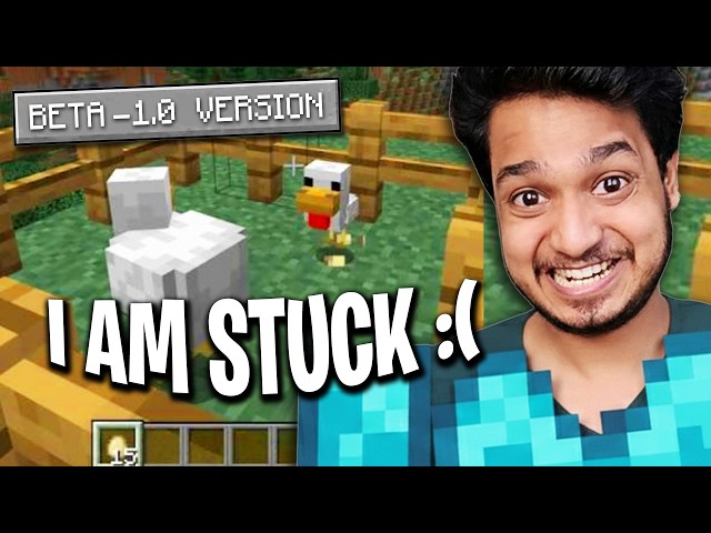 STUCK IN BETA 1.0 - MINECRAFT EVOLUTION SERIES UNCUT YAPPING !! DAY 3