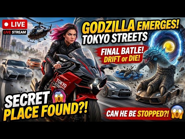 🔴 LIVE: Godzilla Appeared While I Was Driving... 😱🦖 #live #gaming #indianbike3d