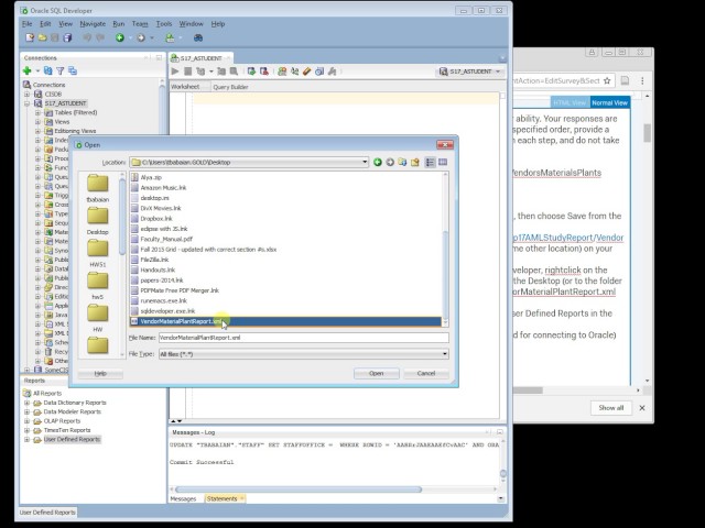 SQL Developer Report tutorial