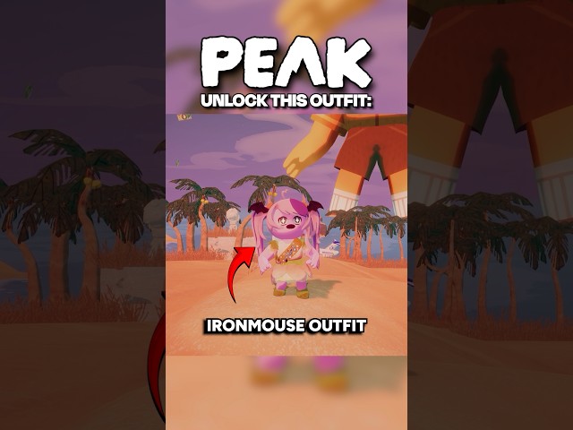 HOW TO GET IRONMOUSE OUTFIT IN PEAK? bbno$ #shorts #peak #peakgame