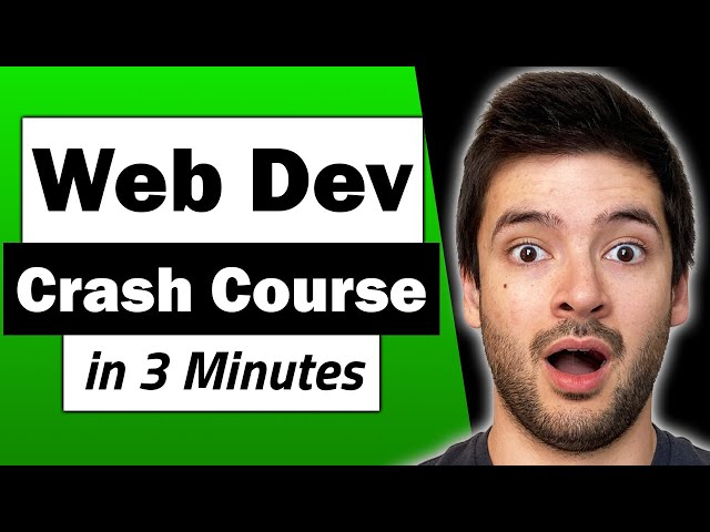 Web Development Crash Course & Tutorial for Beginners | Roadmap to Frontend Backend & Full-Stack