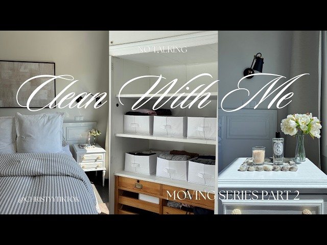MOVING VLOG PART 2: DEEP CLEAN & PACK MY ROOM WITH ME & LAUNDRY ROOM RESET 🎀 asmr, motivation 