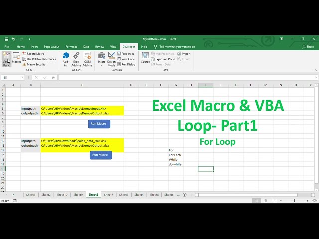 Master in Excel Macro (VBA) – For Loop Explained with Example | Learn Step by Step