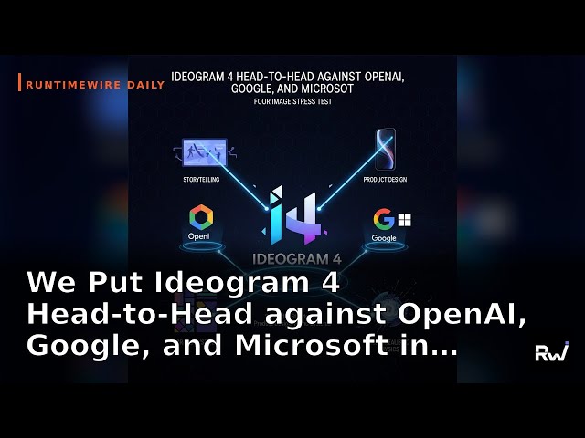 We Put Ideogram 4 Head-to-Head against OpenAI, Google, and Micros… — and more by RuntimeWire (Jun 3)